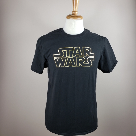 NWOT STAR WARS T-SHIRTS BLACK & GOLD SIZE L, XL - Picture 4 of 12